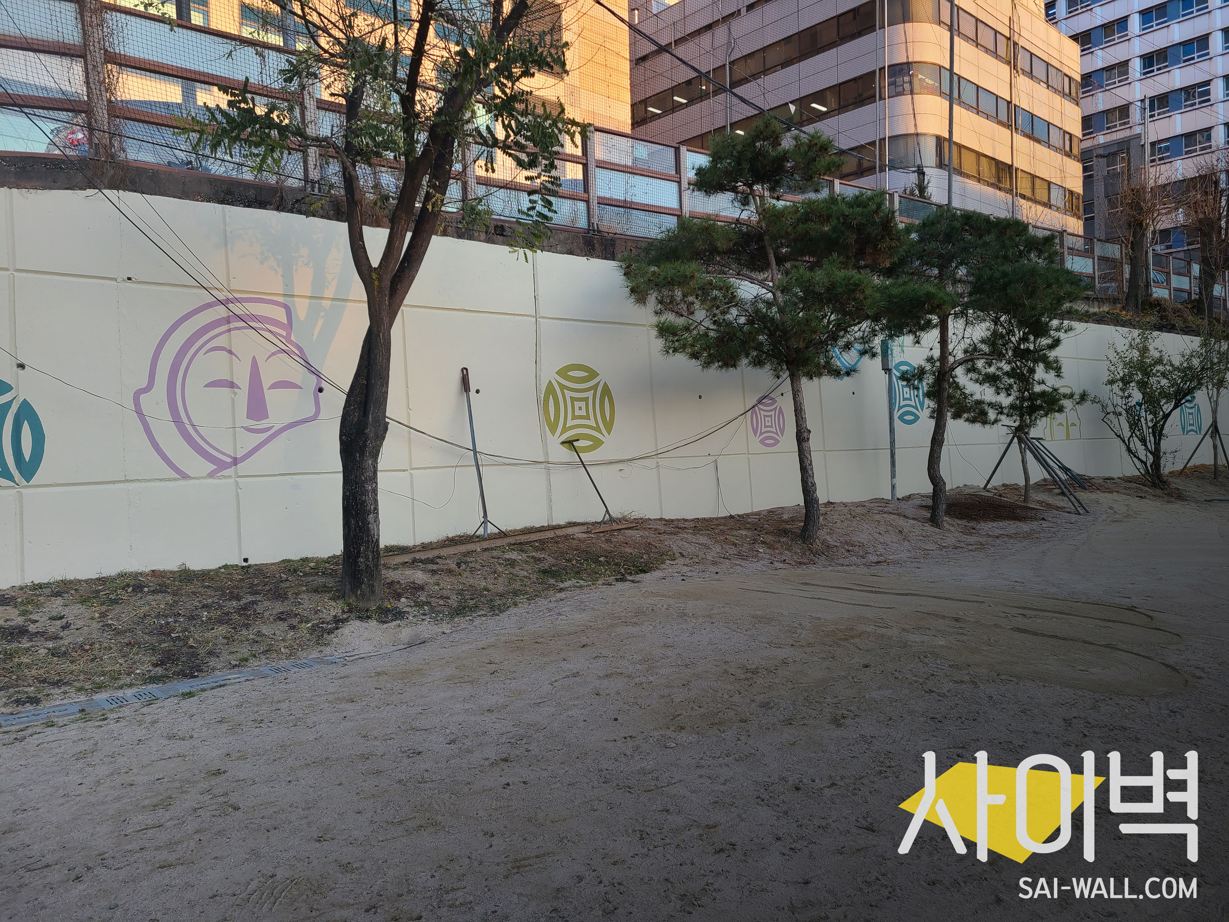 언북중학교 벽화 벽화 시공 사진 40